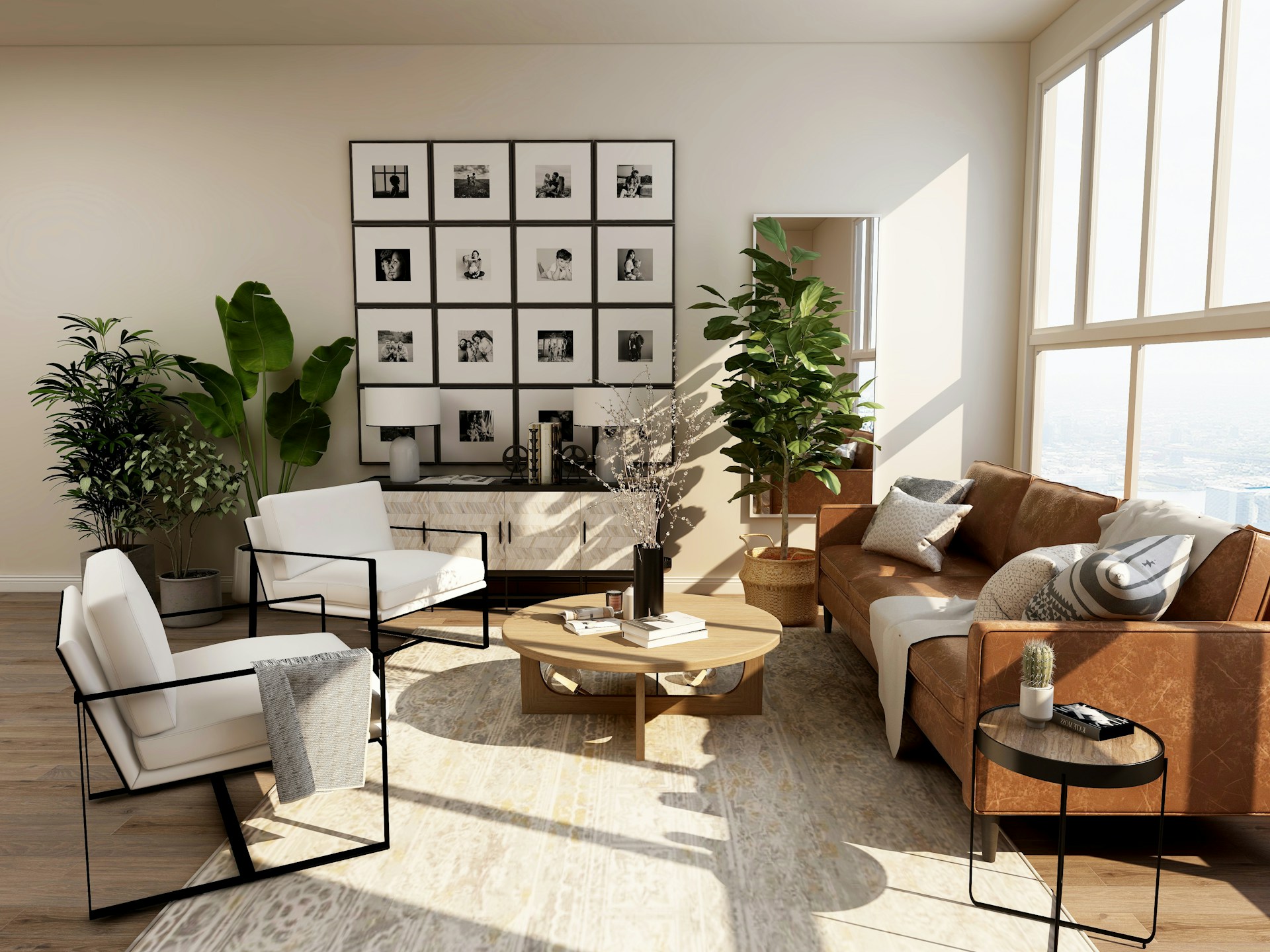 High-Gloss Italian Vitrified Living Room Flooring